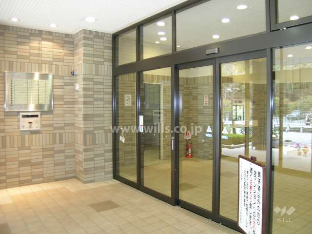 オートロック付きのエントランス