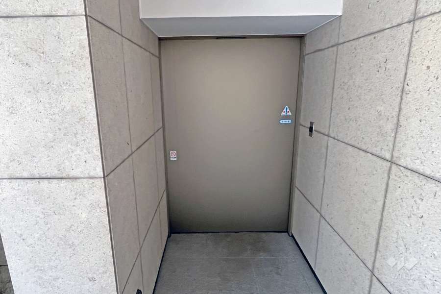 駐輪場の出入り口