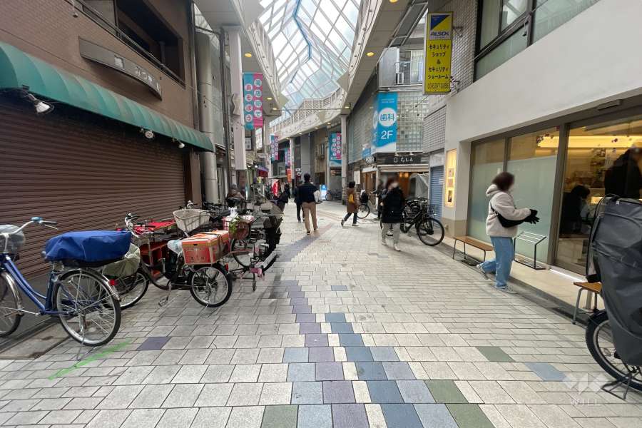 敷地東側の前面道路　