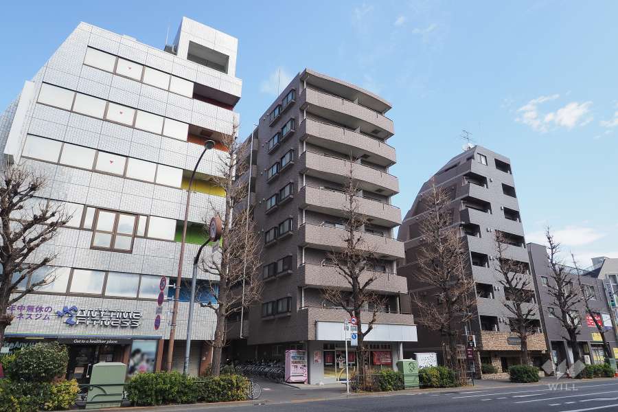 アビテ南阿佐ヶ谷の外観（南西側から）