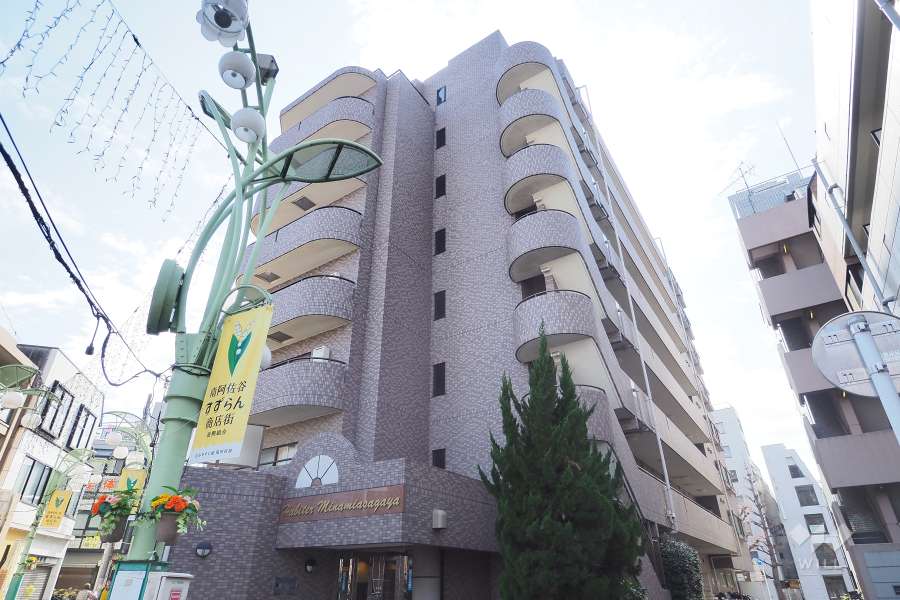 アビテ南阿佐ヶ谷の外観（北側から）