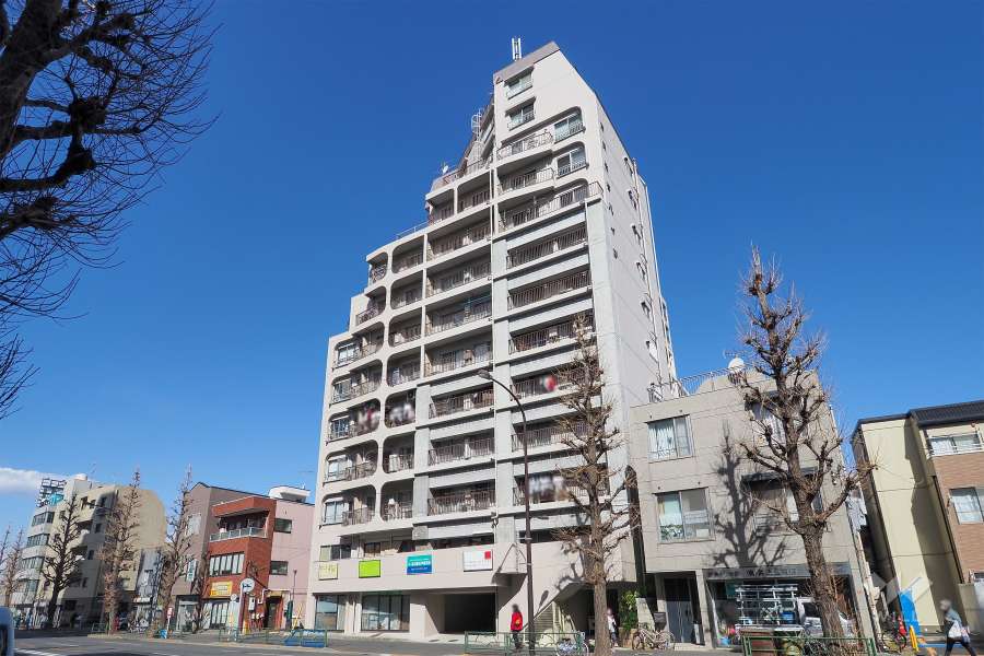 南阿佐谷ハイツの外観（南東側から）
