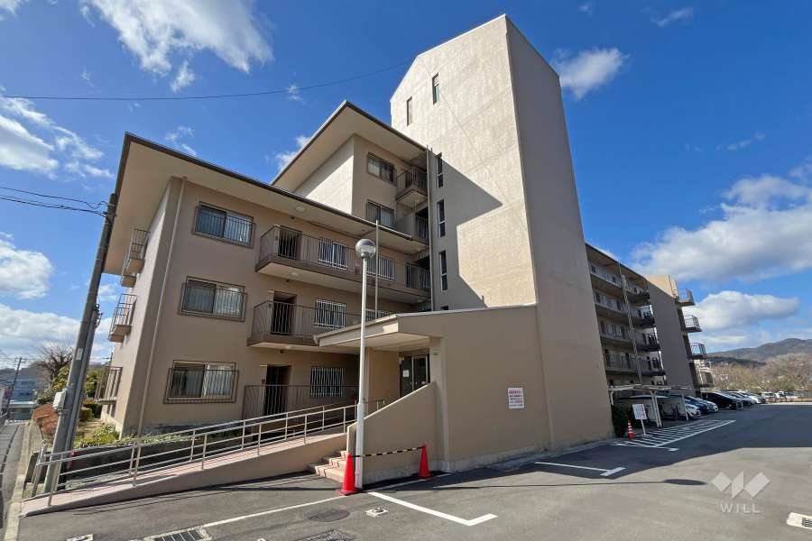 日商岩井多田マンション南棟の外観（北東側から）