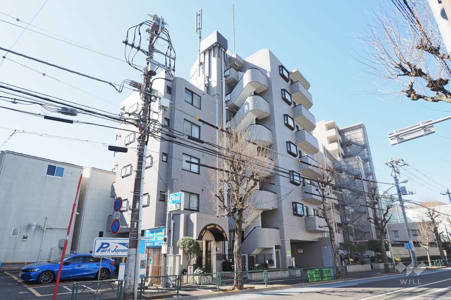 ライオンズマンション阿佐ヶ谷第２の外観（北東側から）