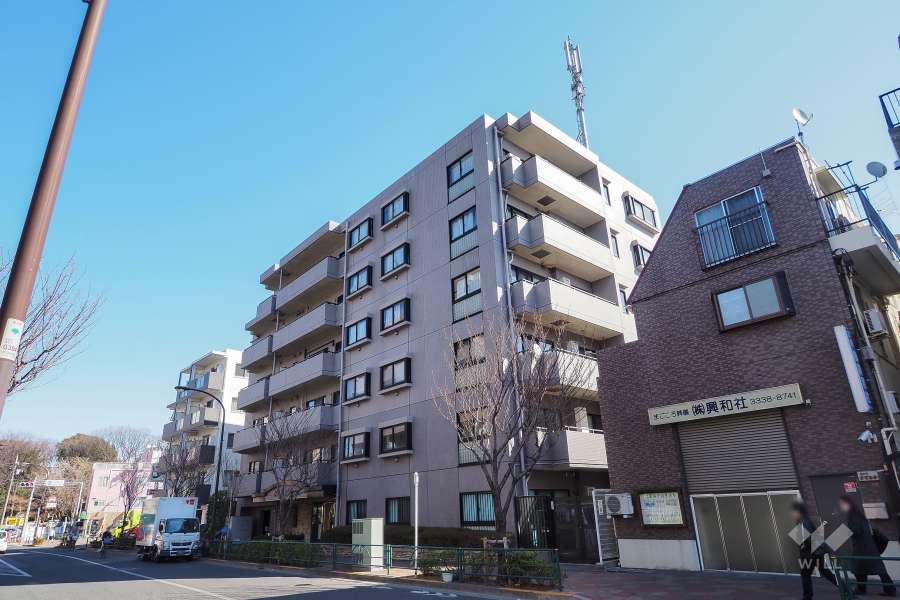 イルサント阿佐ヶ谷の外観（南西側から）