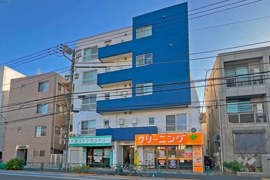 サンフラット阿佐ヶ谷の外観（北側から）