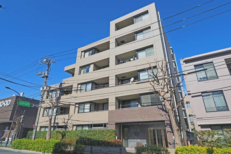 ロイヤルステージ井草の外観（南東側から）