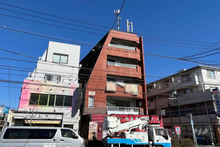 フロール永福の外観（南西側から）