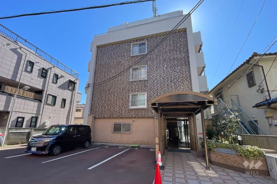 マンションニュー永福の外観（北西側から）