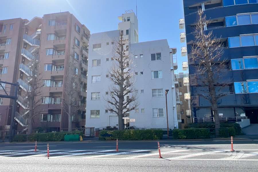 ニューキャッスル荻窪マンションの外観（北側から）