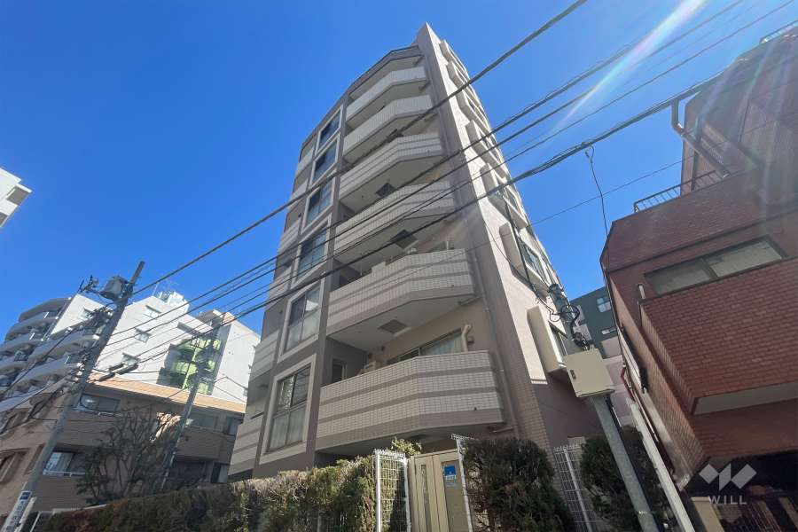 ライオンズグローベル荻窪ラトーリアの外観（南西側から）