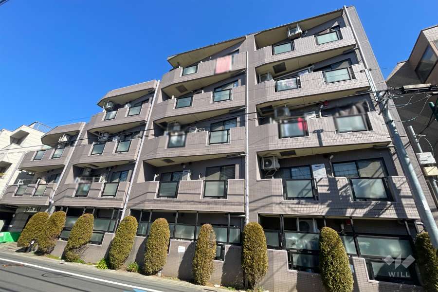ベルジュール荻窪の外観（南西側から）
