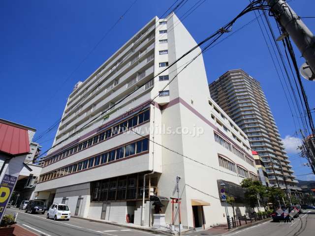サンビオラ１番館の外観（南東側から）