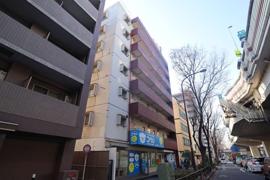 下高井戸ハイツの外観（東側から）