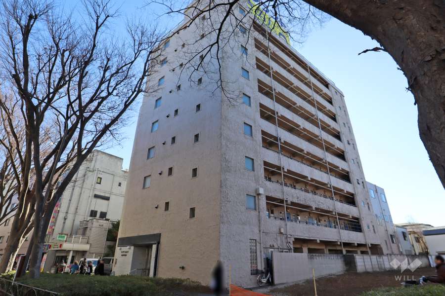 ハイツ下高井戸の外観（北西側から）