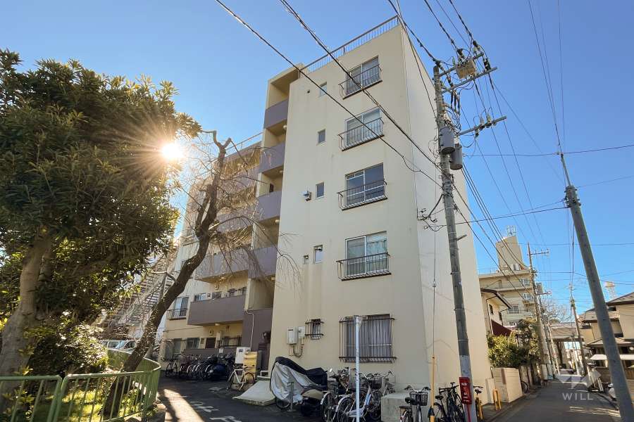 下高井戸ハイムの外観（北西側から）