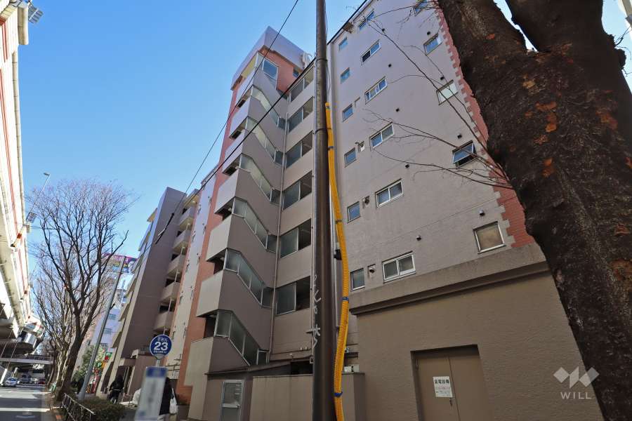 パラスト上北沢の外観（北西側から）