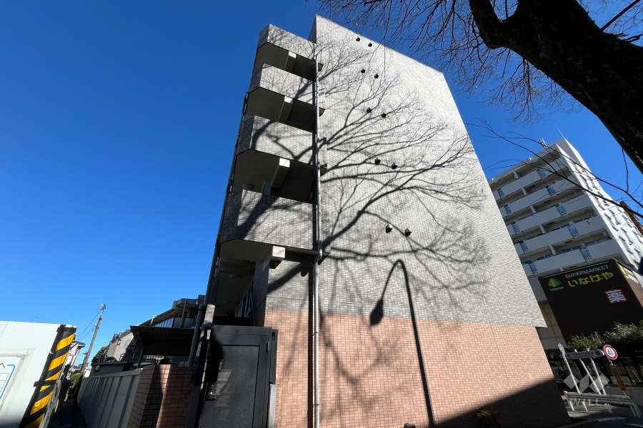 キャニオングランデ桜上水の外観（南西側から）