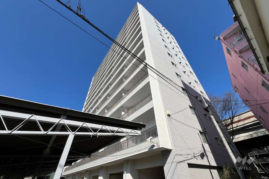 シーアイマンション桜上水の外観（南東側から）