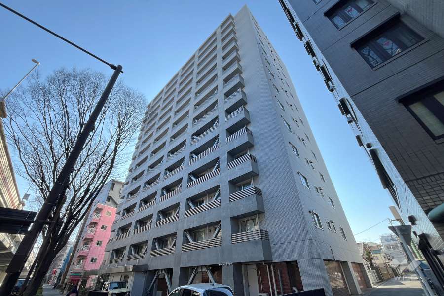 シーアイマンション桜上水の外観（北西側から）