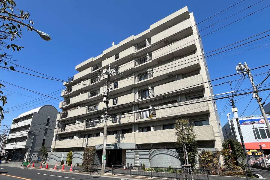 クレストコート杉並宮前の外観（南東側から）
