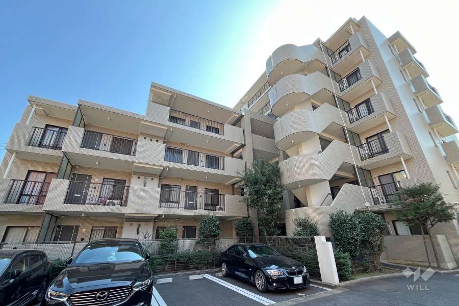 クレストコート杉並宮前の外観（北西側から）