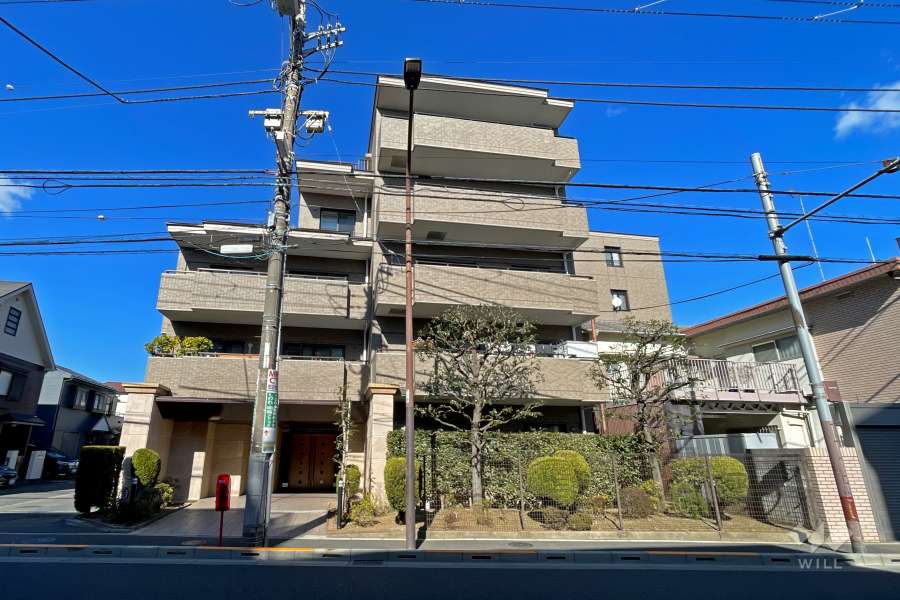 コート宮前の外観（南側から）