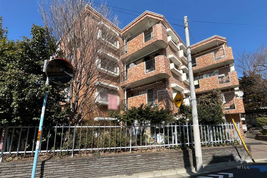 富士見ヶ丘永谷マンションの外観（南東側から）