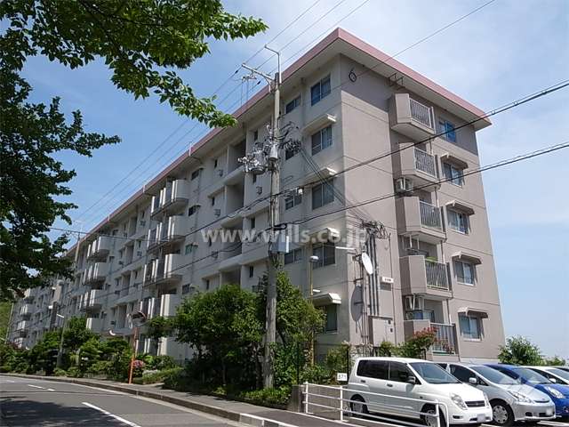 中山五月台住宅6号棟の外観（北西側から）