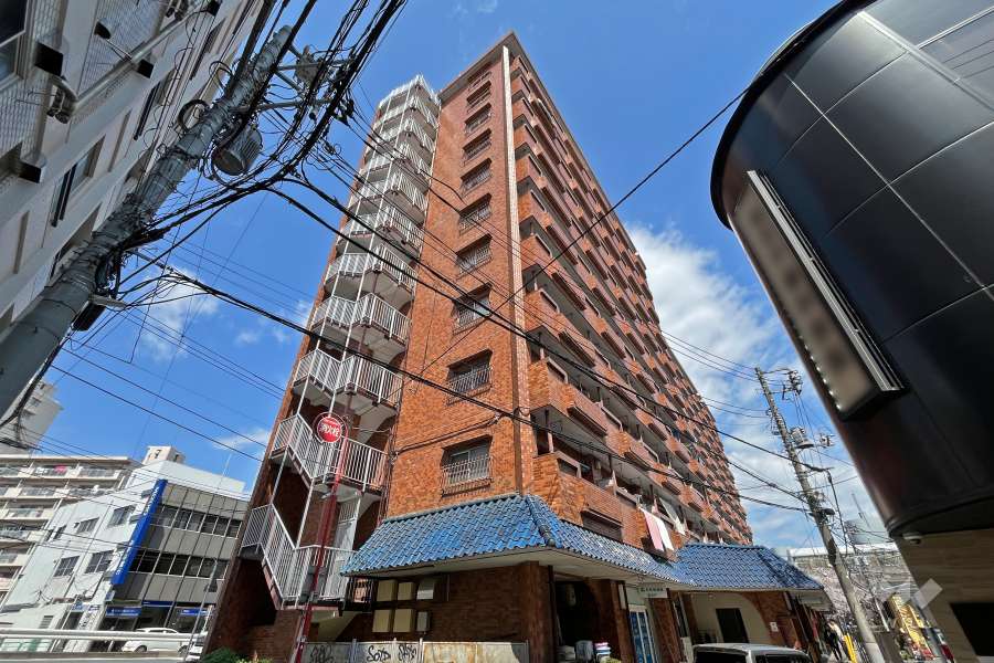 高井戸永谷マンションの外観（南側から）