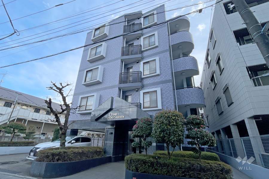セザール高井戸ガーデンの外観（北西側から）
