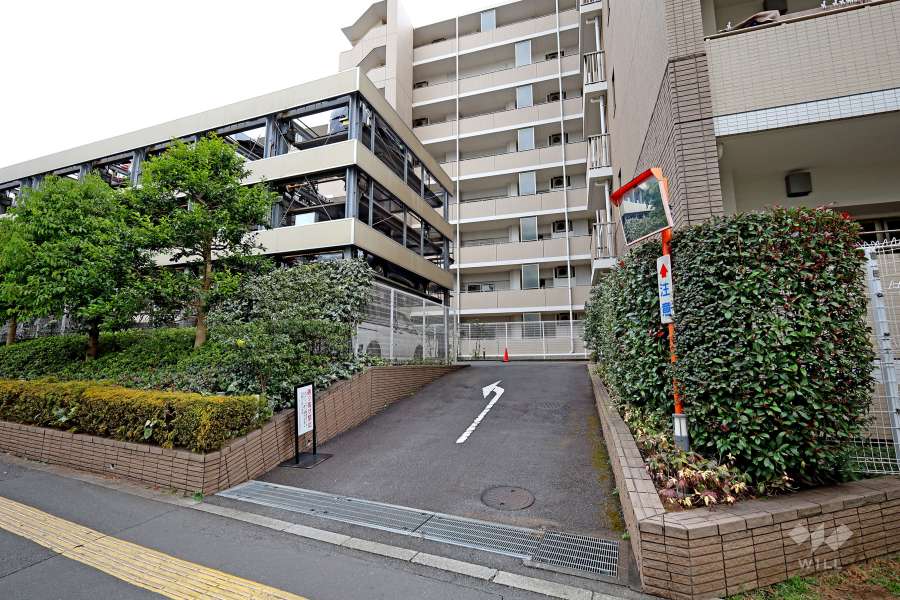 駐車場の出入り口