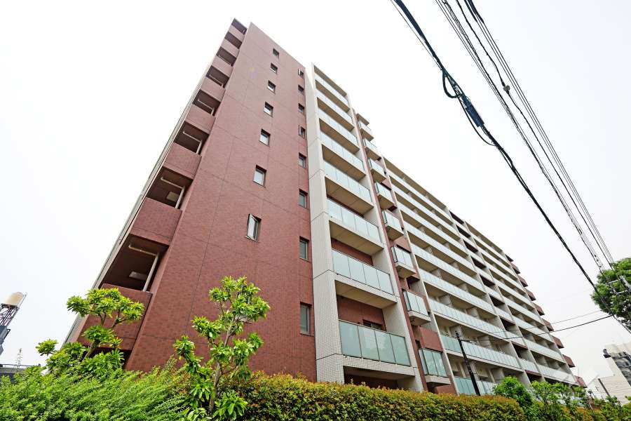 ジオ杉並高井戸の外観（南東側から）
