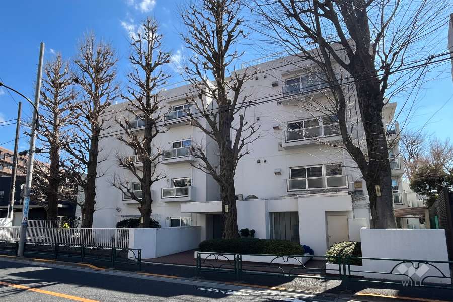 クレール浜田山の外観（北西側から）