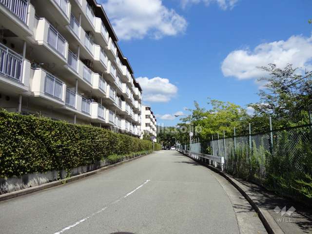 敷地南側の前面道路
