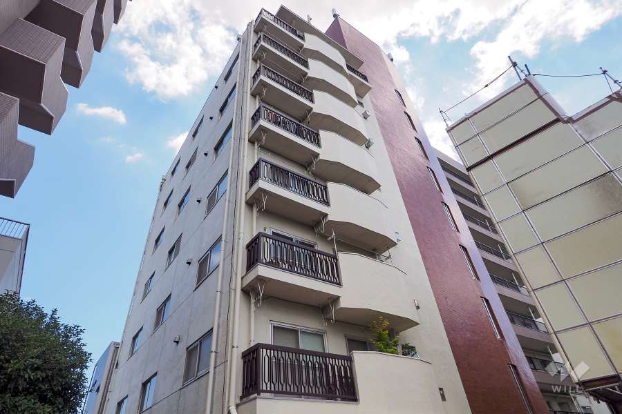 第二高円寺ダイヤモンドマンションの外観（北西側から）