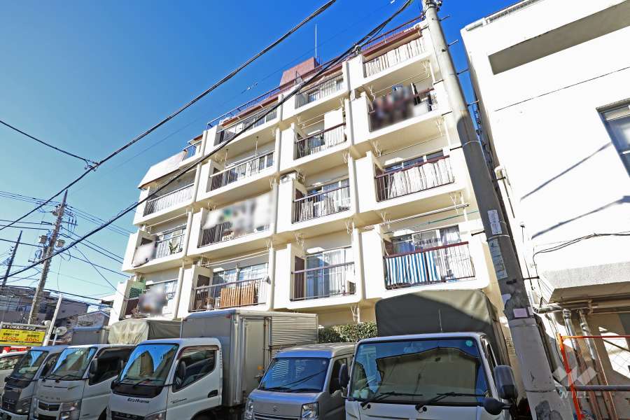 パークサイドマンション高円寺の外観（北東側から）