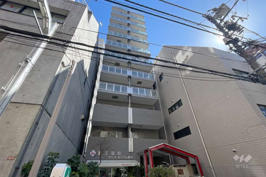 ラヴェンナ高円寺の外観（北西側から）