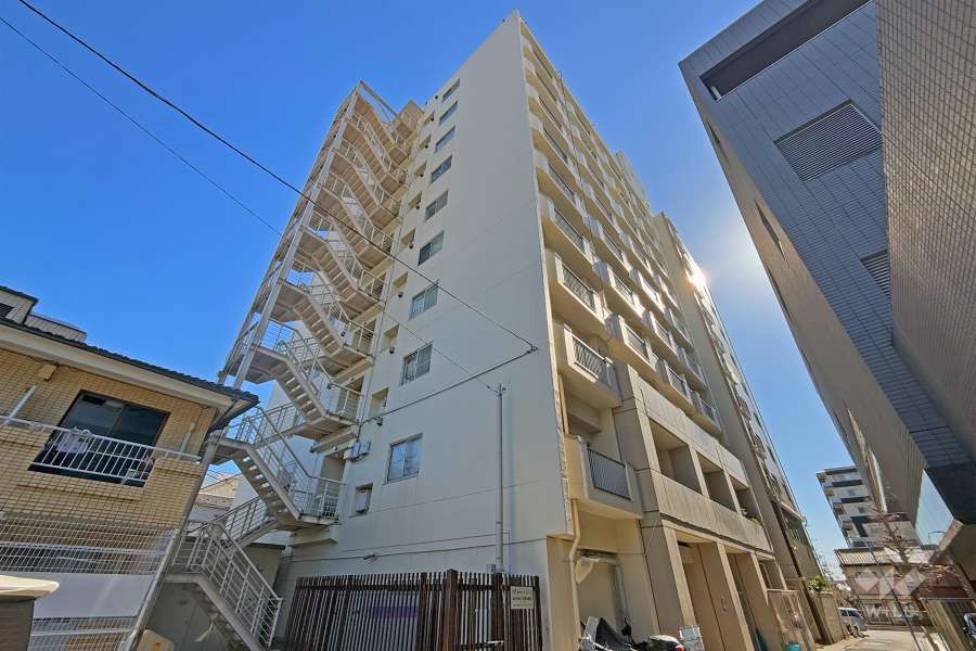 高円寺ダイヤモンドマンションの外観（北西側から）