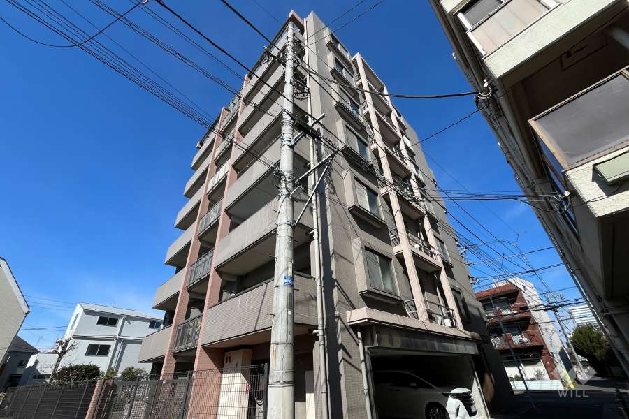 ナビウス高円寺南の外観（南東側から）