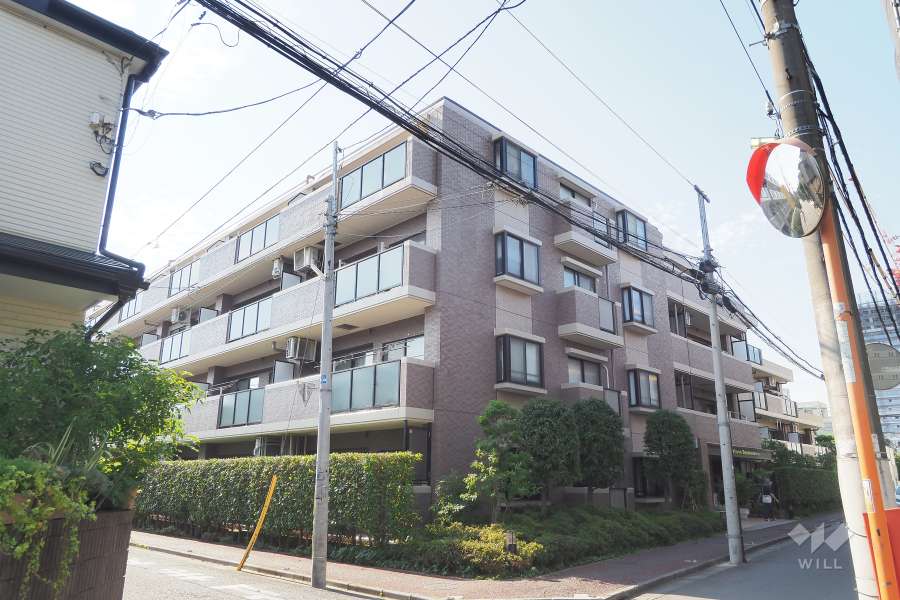 ライオンズマンション中野桃園の外観（南東側から）