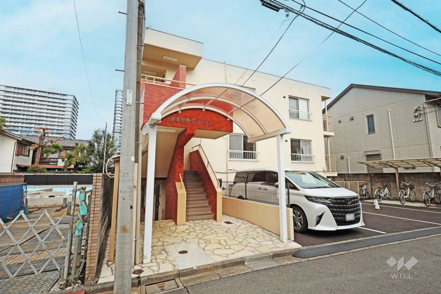 迦葉中野マンションの外観（南側から）