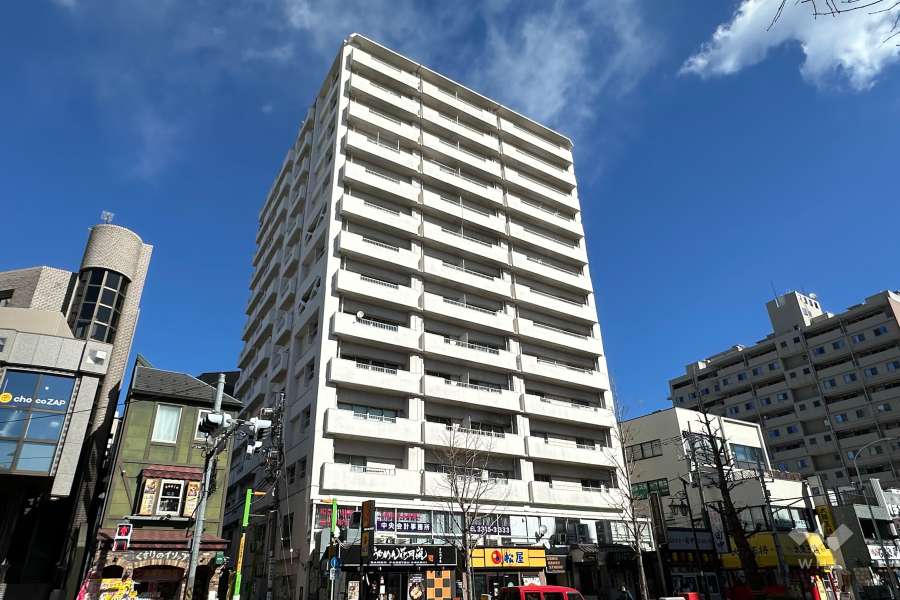 高円寺サマリヤマンションの外観（南西側から）