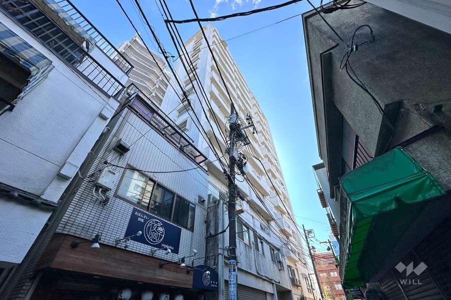 高円寺サマリヤマンションの外観（北西側から）