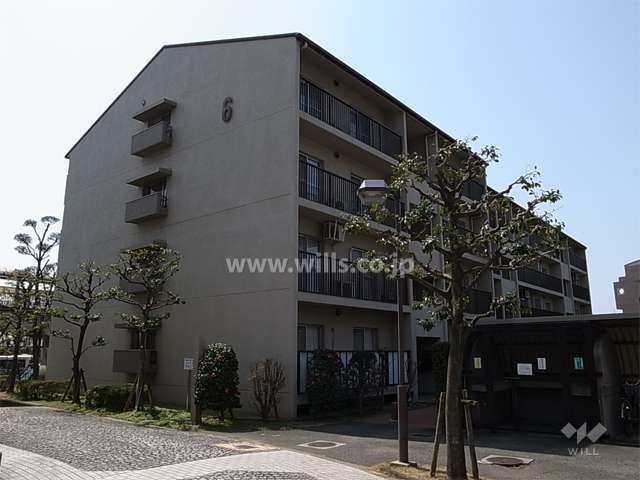 栄南団地 6号棟の外観（北東側から）