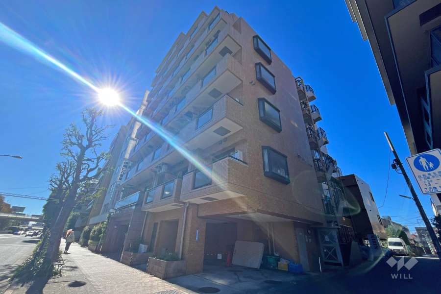 エクセリア高円寺の外観（北東側から）