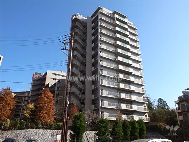 花咲く丘の街D棟の外観（南西側から）