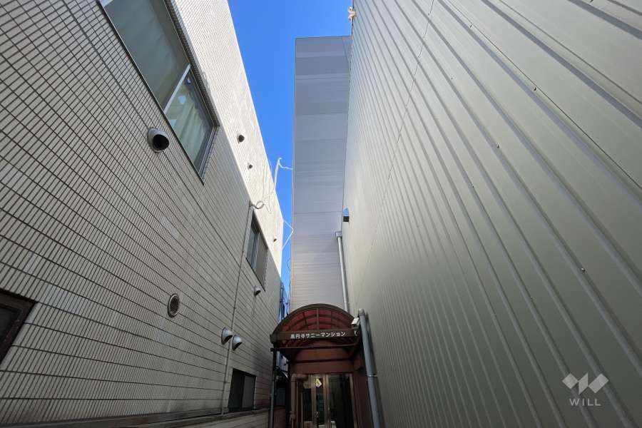 高円寺サニーマンションの外観（北西側から）