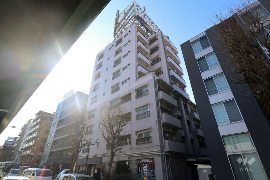 高円寺北コーポの外観（北東側から）