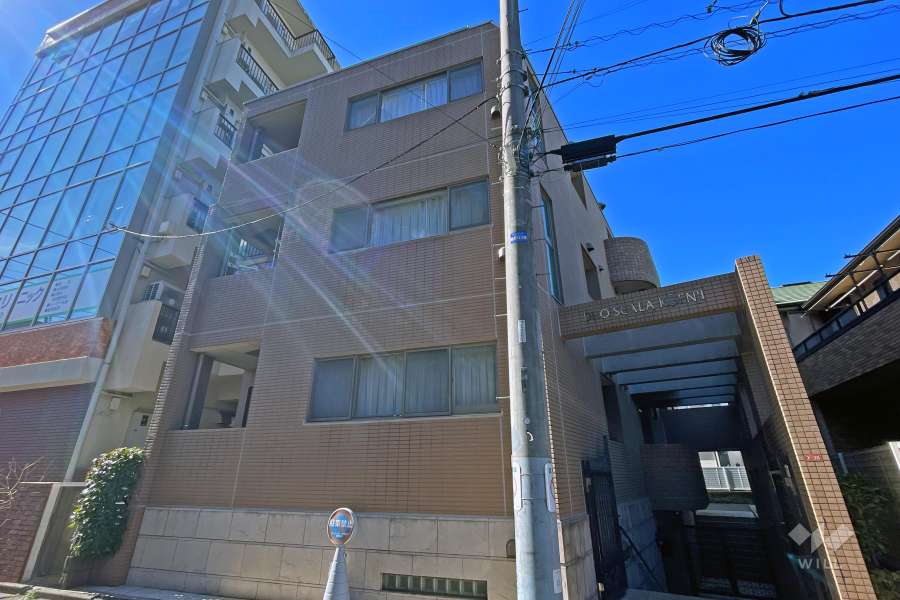 デュオスカーラ高円寺の外観（北東側から）